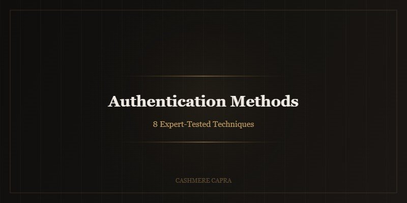Authentication Methods